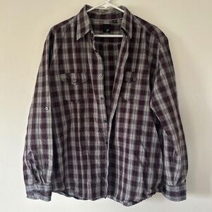 🌻5/20$!! Modern Fit Button Down Pocket Plaid Shirt